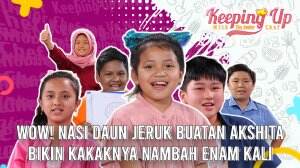 Wow! Nasi Daun Jeruk Buatan Akshita Bikin Kakaknya Nambah Enam Kali - Keeping Up With The Junior Chef Eps. 08