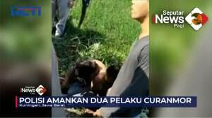 Dua Pelaku Pencurian Motor Diamuk Warga