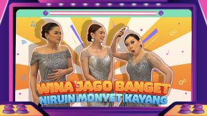 Wina Jago banget Niruin Monyet Kayang