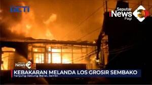 Pasar Parit Satu Terbakar
