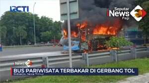 Bus Pariwisata Terbakar