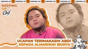 Ucapan terimakasih Abdi Untuk Ibunya