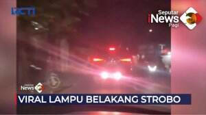 Viral Mobil Menggunakan Lampu Strobo