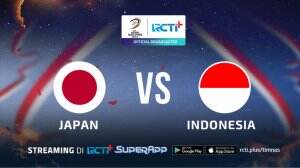 Jepang vs Indonesia di RCTI+ SuperApp