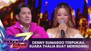 Denny Sumargo Terpukau, Suara Thalia Buat Merinding! - Indonesia's Got Talent 2023