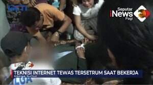 Tragis! Teknisi Internet Tewas Tersetrum