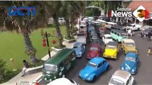 Konvoi Mobil Antik VW Meriahkan Hari Jadi Jawa Timur
