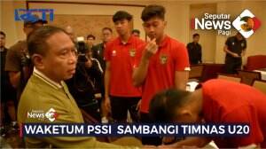 Waketum PSSI Sambangi Timnas Garuda Muda