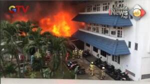 Kebakaran Permukiman Warga Di Jakarta