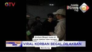 Viral Korban Begal Dilakban
