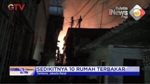 10 Rumah Semi Permanan Terbakar
