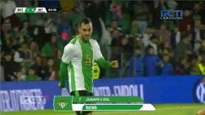Goal Juanmi menembus gawang - Highlight Real Betis vs Inter Milan