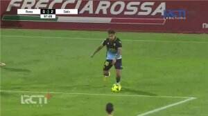 Theo Bogonda mencetak goal kedua  - Highlight AS Roma Vs Cadiz