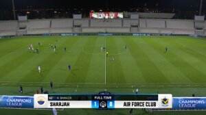 Sharjah FC berhasil menumbangkan lawannya Al Quwa Al Jawiya dengan skor tipis 1-0. Pertandingan ini harus di nodai dengan kartu merah yang di terima oleh tim Sh