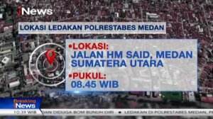 2 Orang Tewas Dalam Peristiwa Ledakan Bom Bunuh Diri di Polrestabes Medan