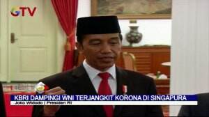 Presiden Jokowi Pastikan KBRI Dampingi WNI Terjangkit Virus Corona yang Tengah Ditangani Otoritas Singapura