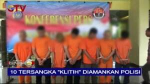 Polisi Tangkap 10 Anggota Geng ''Klitih'' Jogja yang Merajalela