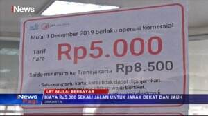 5 Ribu Rupiah! Tarif LRT Jarak Jauh Dekat Dipatok Sama