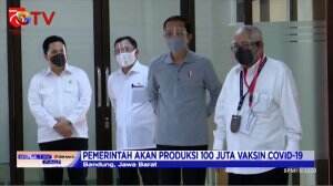 Presiden Jokowi Tinjau Uji Klinis Vaksin Covid-19 di Biofarma Unpad Bandung