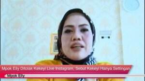 Mpok Elly Ditolak Kekeyi Live Instagram, Sebut Kekeyi Hanya Settingan?
