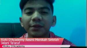 Rizki D'Academy Resmi Menikah Setelah Jalani Ta'aruf