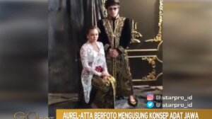 Aurel dan Atta Foto Mengusung Konsep Adat Jawa