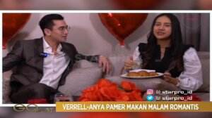 Verrel dan Anya Pamer Makan Malam Romantis di Hari Valentine
