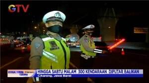 Penyekatan Larangan Mudik Cikarang Barat