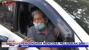 Razia Parkir Sembarangan, Pengendara Mencoba Melarikan Diri