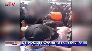 Empat Bocah Tewas Terseret Ombak