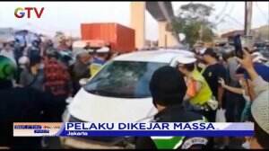 Pelaku Tabrak Lari Diamuk Massa