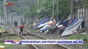 Permukiman di Bantaran Rel Kereta Api Kembali Menjamur