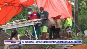 Korban Longsor di Nganjuk Dimakamkan