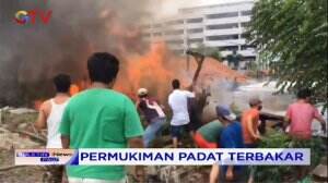 Lebih Dari 3 Rumah Hangus Terbakar Di Permukiman Padat Penduduk Di Jatinegara, Jakarta Timur