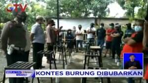Petugas COVID-19 Razia Kontes Burung di Sidoarjo