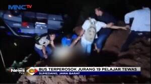 Bus Masuk Ke Dalam Jurang, 19 orang Tewas