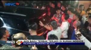 Aksi Baku Tembak Penangkapan Pelaku Pengancaman Di Sebuah Kost