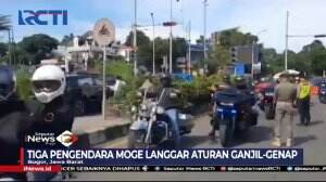 Rombongan Moge Diberikan Sanksi Setelah Langgar Aturan Ganjil-Genap di Bogor