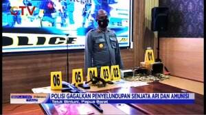 Polisi Gagalkan Penyelundupan Senjata Api dan Amunisi di Papua Barat