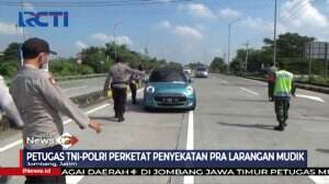 Penyekatan Pra Larangan Mudik Mulai Dilakukan