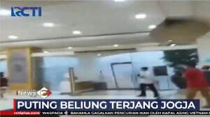 Lobby Ambarukmo Plaza Di Jogja Diterjang Angin Puting Beliung