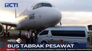 Bus Tabrak Pesawat Batik Air