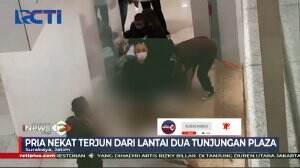 Seorang Pria Meninggal Setelah Nekat Terjun Dari Lantai Dua Pusat Perbelanjaan