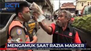 Emosi Tak Terima Dirazia, Pelanggar Protes