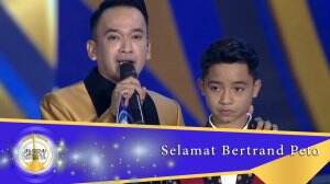 Selamat! Bertrand Peto Memenangkan Kategori "Penyanyi Cilik Paling Viral"