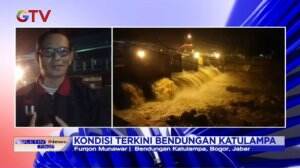 Ketinggian Air Di Bendungan Katulampa Berangsur Surut