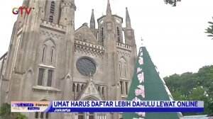 Gereja Katedral Gelar Misa Natal Dalam 3 Sesi
