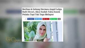 Rumah Angel Lelga Kemalingan?