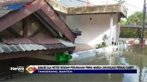 Evakuasi Korban Banjir Tangerang