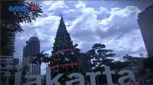 Pohon Cemara Setinggi 12 Meter Meriahkan Natal